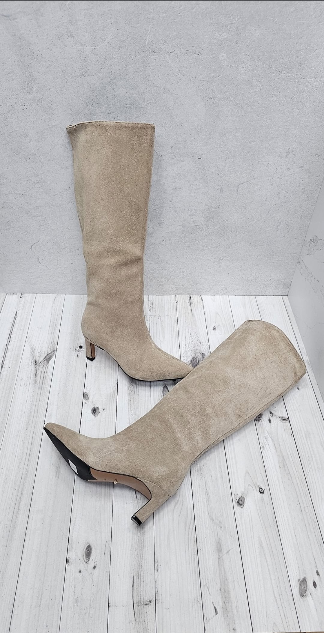 ,женские замшевые сапоги до колена smallhut,женские сапоги,сапоги,сапоги женские из натуральной замши