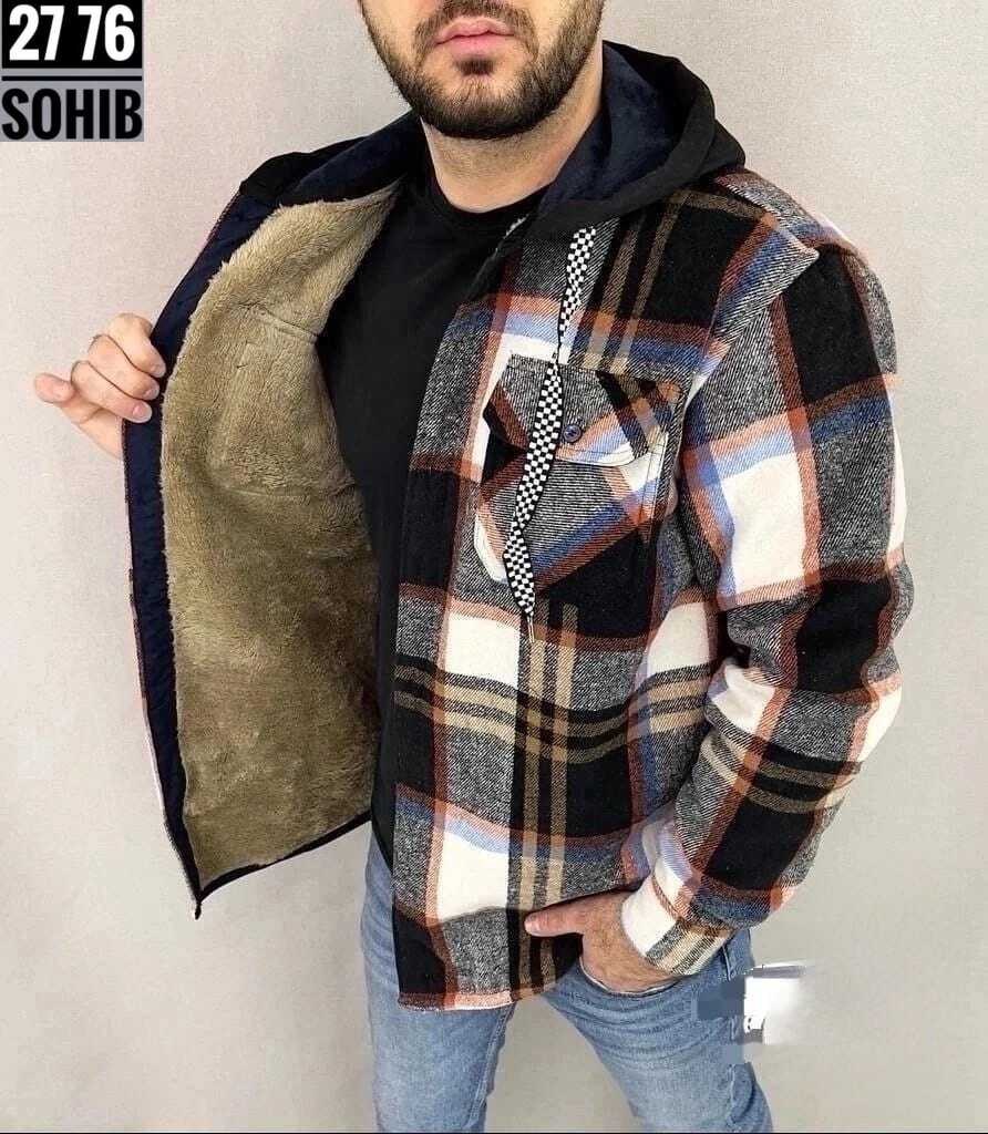 рубашка мужская с капюшоном,рубашка на меху с капюшоном,куртка рубашка на меху мужская,рубашка с капюшоном,рубашка теплая на флисе