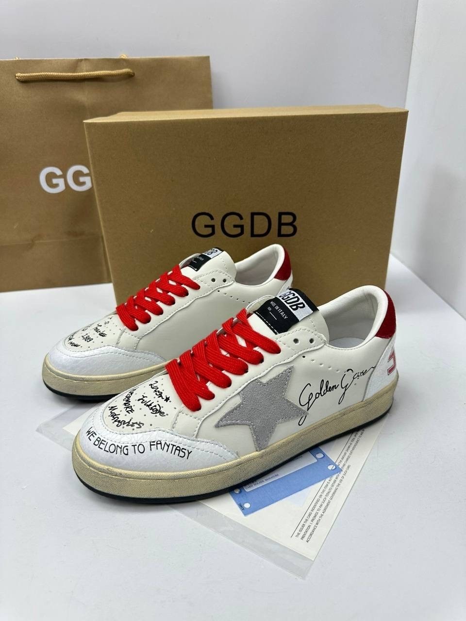 кроссовки golden goose,golden goose кроссовки ball star белый,кроссовки,кроссовки golden goose ball-star low dream forever white grey,кеды golden goose