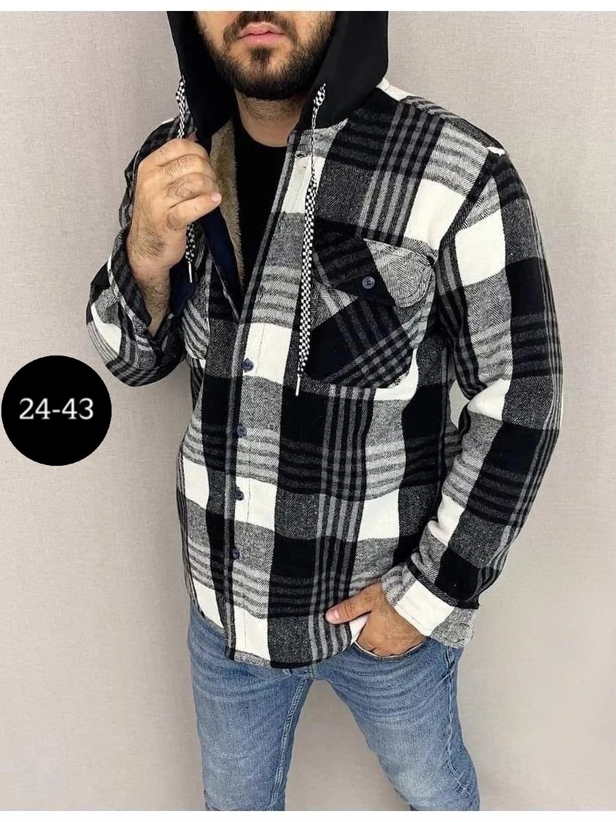 рубашка на меху зимняя в клетку,рубашка мужская на меху,рубашка утепленная на меху зимняя в клетку,рубашка куртка толстовка мужская на меху 48-58 р,рубашка с капюшоном