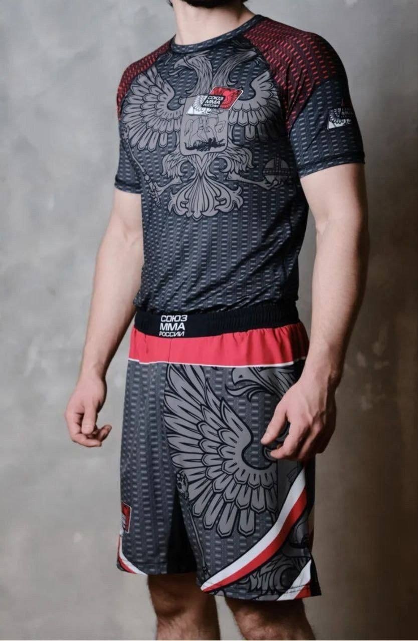 рашгард союз мма,рашгард короткий рукав союз мма россии красный,рашгард кор. рукав союз мма россии взрослый (красный),рашгард союз мма россии,рашгард союз мма россии короткий рукав синий