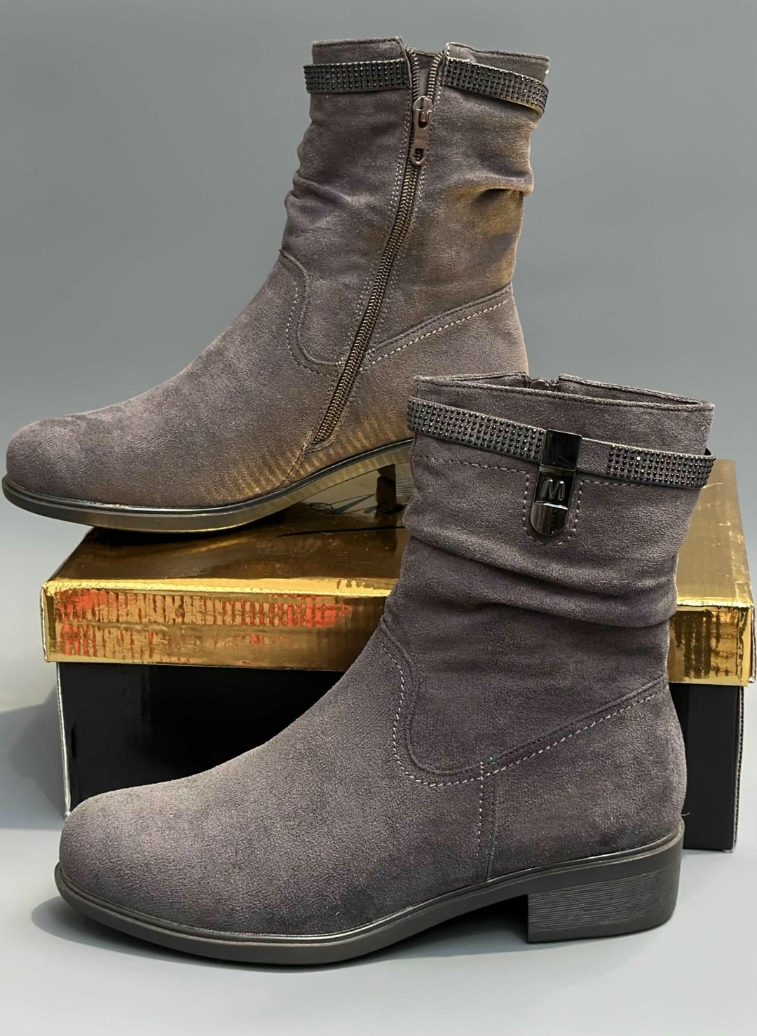 полусапоги,,полусапожки,сапожки,ботинки женские замшевые 81602