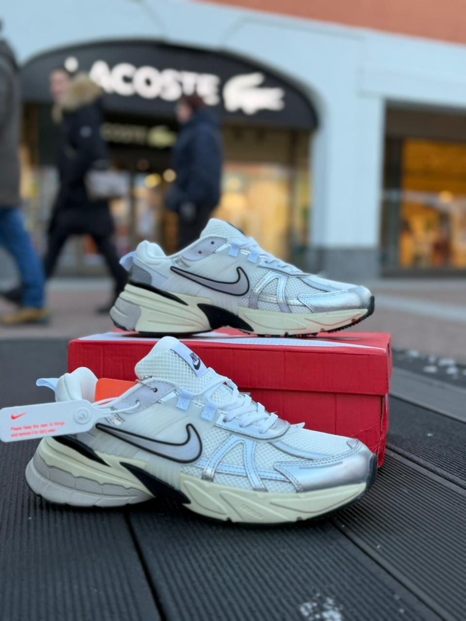 кроссовки nike,кроссовки nike v2k run "summit white metallic silver" women's,кроссовки nike v 2 k run,кроссовки nike v2k run w серый серебряный,кроссовки