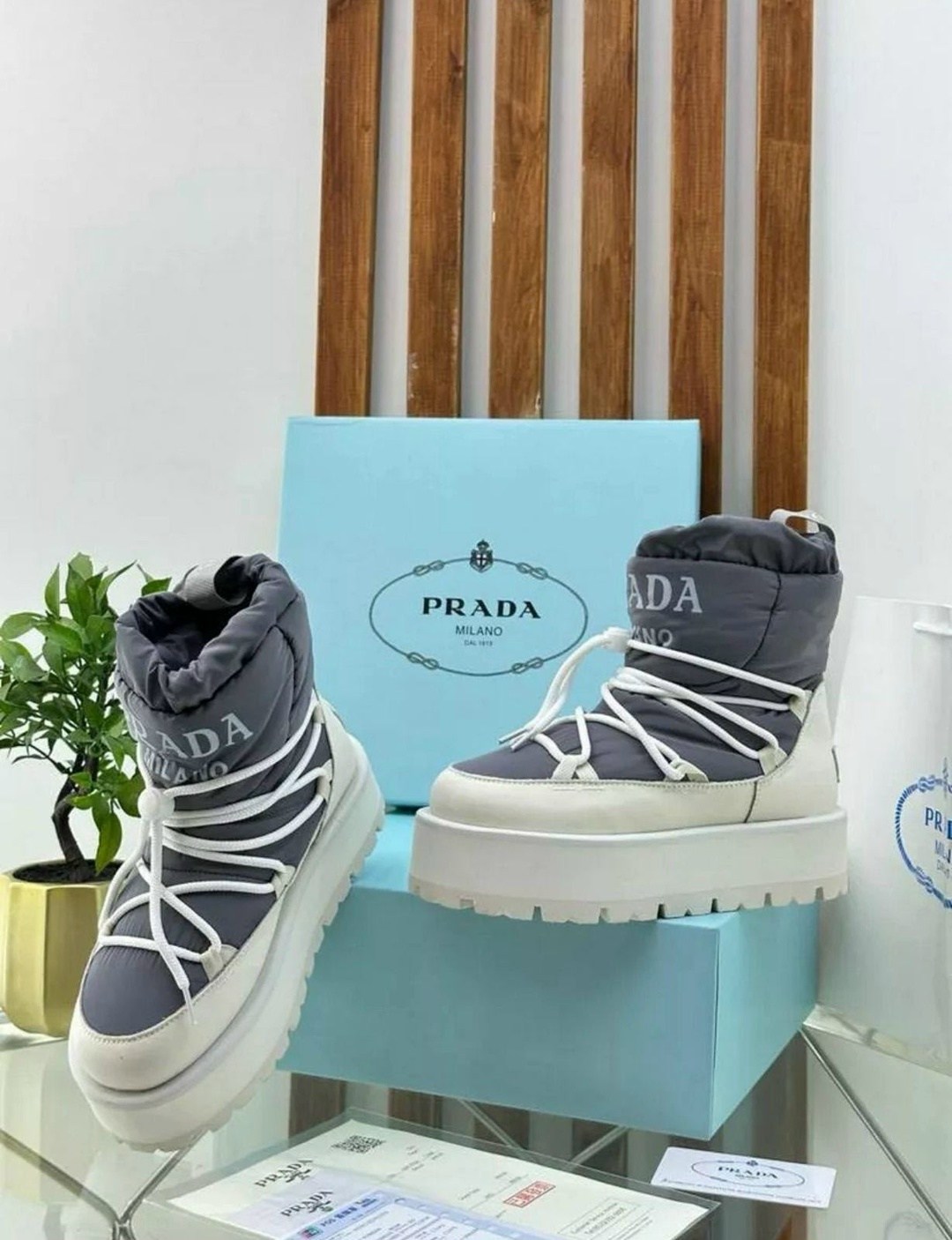 дутики prada,дутики прада женские,дутики женские prada,,дутики зимние женские prada модель 211066