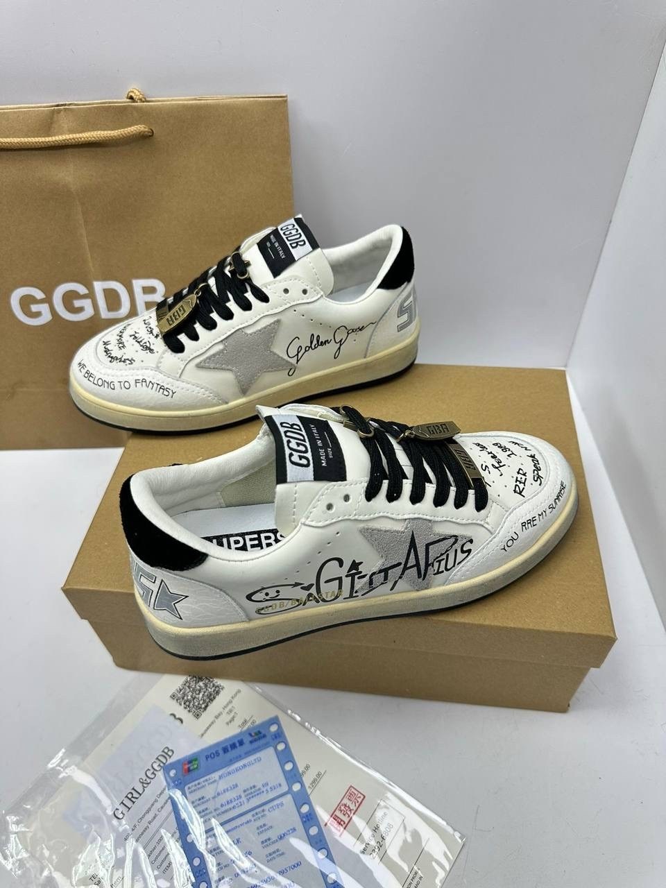 кроссовки golden goose,golden goose кроссовки ball star белый,кроссовки,кроссовки golden goose ball-star low dream forever white grey,кеды golden goose