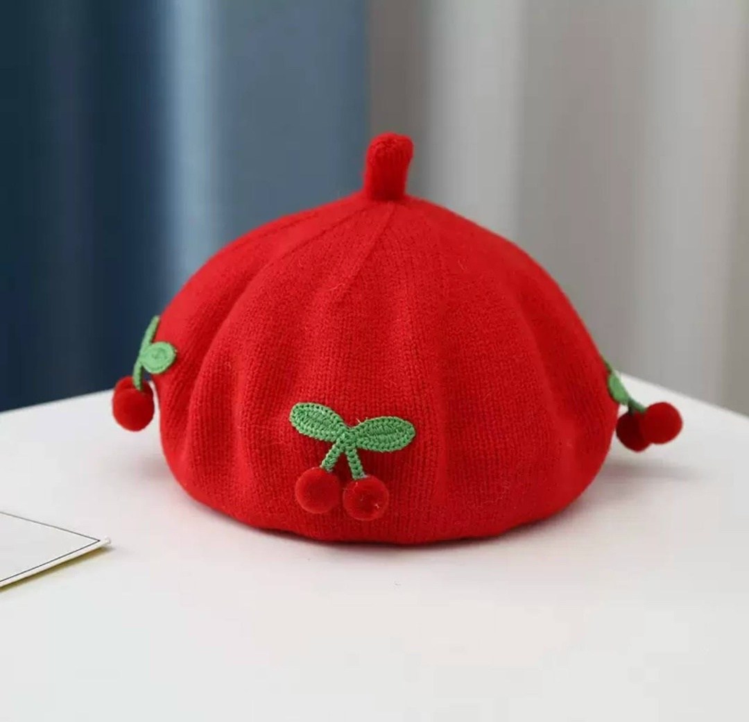берет детский шерстяной,берет детский,вязаные шапочки для детей,берет,шапочка