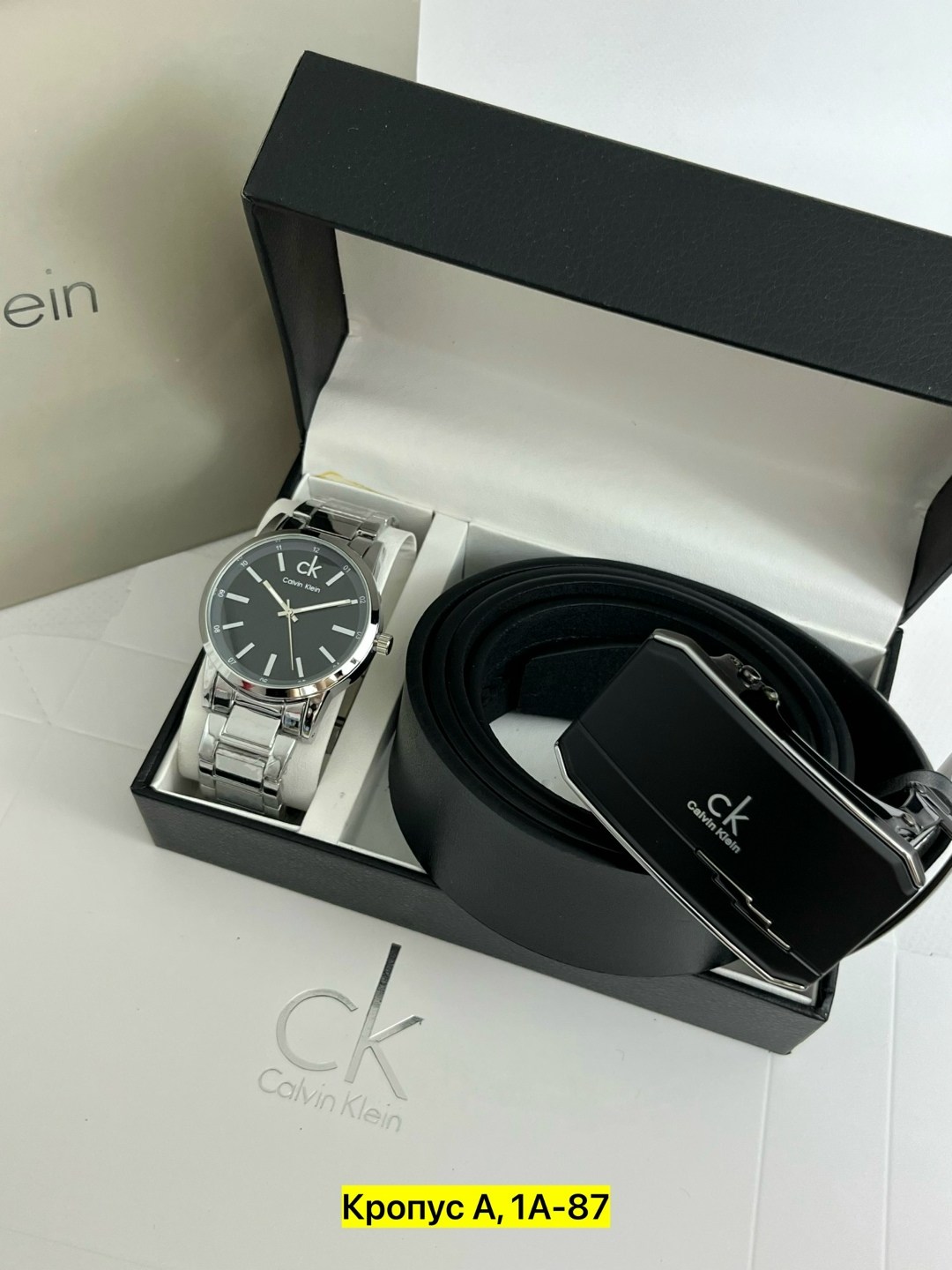 мужской подарочный набор,подарочный набор calvin klein,портмоне часы ремень calvin klein для мужчин,мужской набор,набор для мужчин