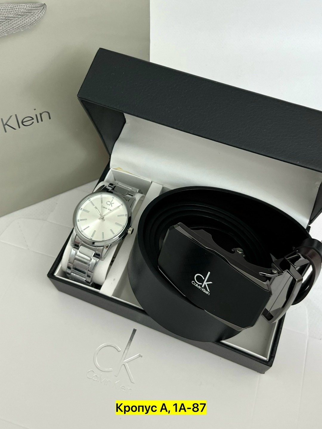 мужской подарочный набор,подарочный набор calvin klein,портмоне часы ремень calvin klein для мужчин,мужской набор,набор для мужчин