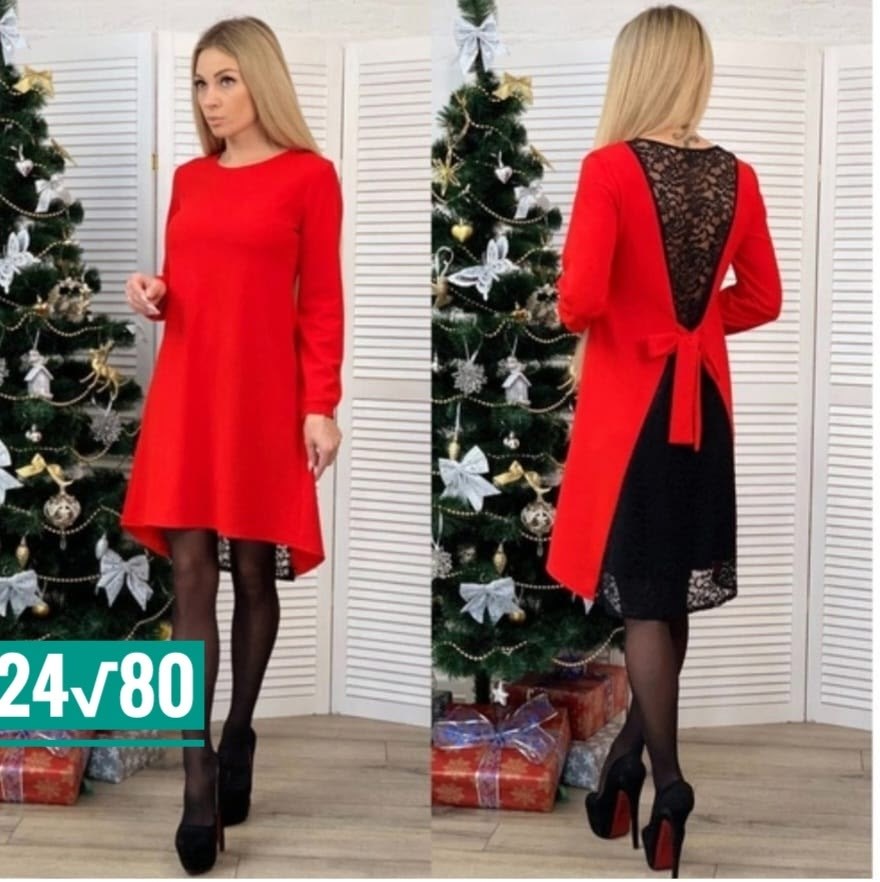 платье на новый год,платье женское,платье новогоднее,платье трикотаж с гипюром артикул 0141200035,платье нарядное