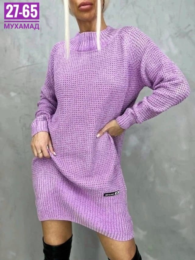 вязаное платье туника,свитер платье вязаное,платье свитер оверсайз вязаное теплое niki&anni,женская туника,туника теплая платье