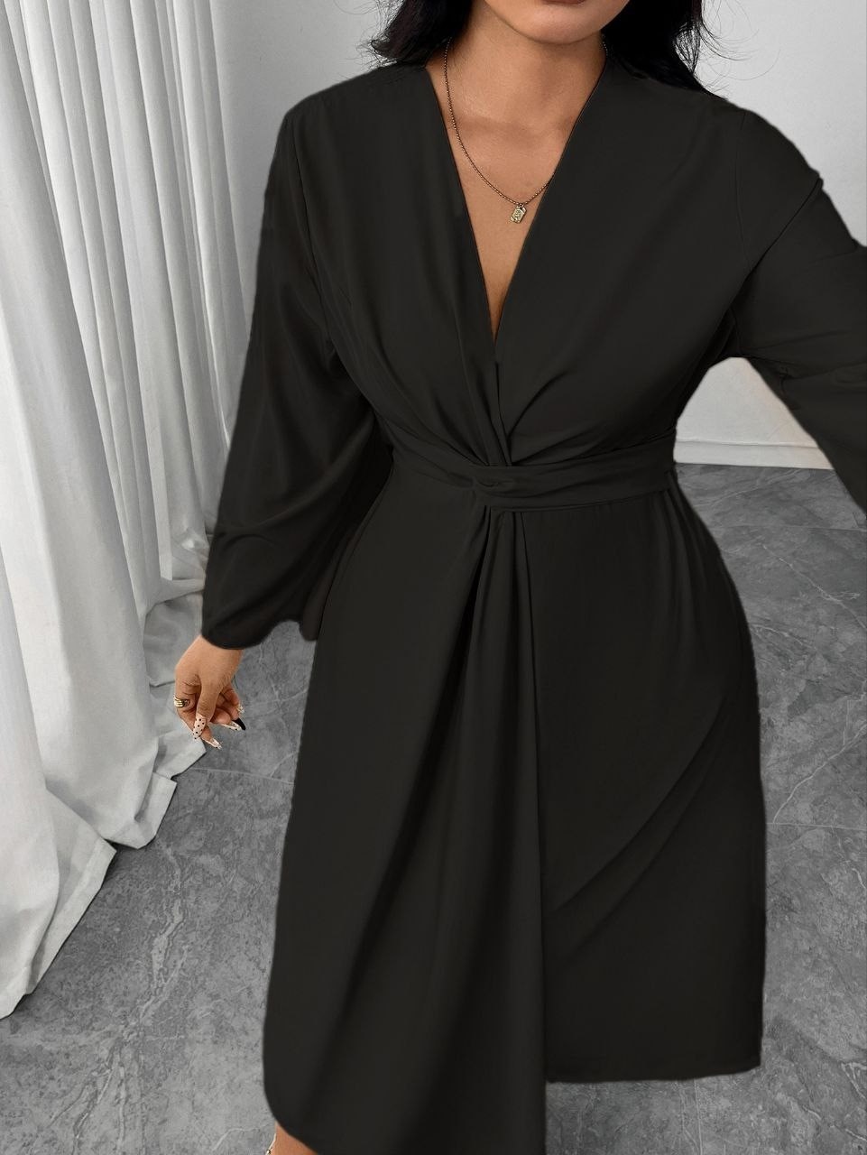 платье женская,платье модное,женское платье больших размеров,платье с запахом,платье