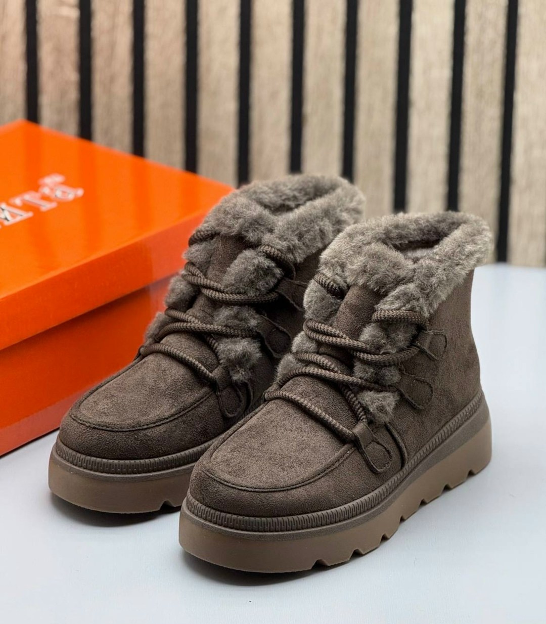 ,женские зимние ботинки из коровьей замши на платформе, женская,замшевые зимние женские ботинки,женские зимние ботинки