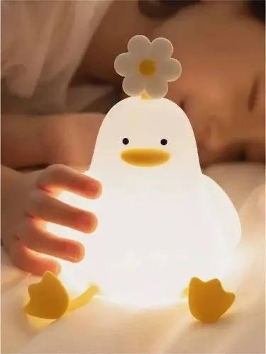 силиконовый светильник утка,светодиодная ночная лампа в виде милой утки,силиконовый ночник утка,ночник утка,ночник уточка