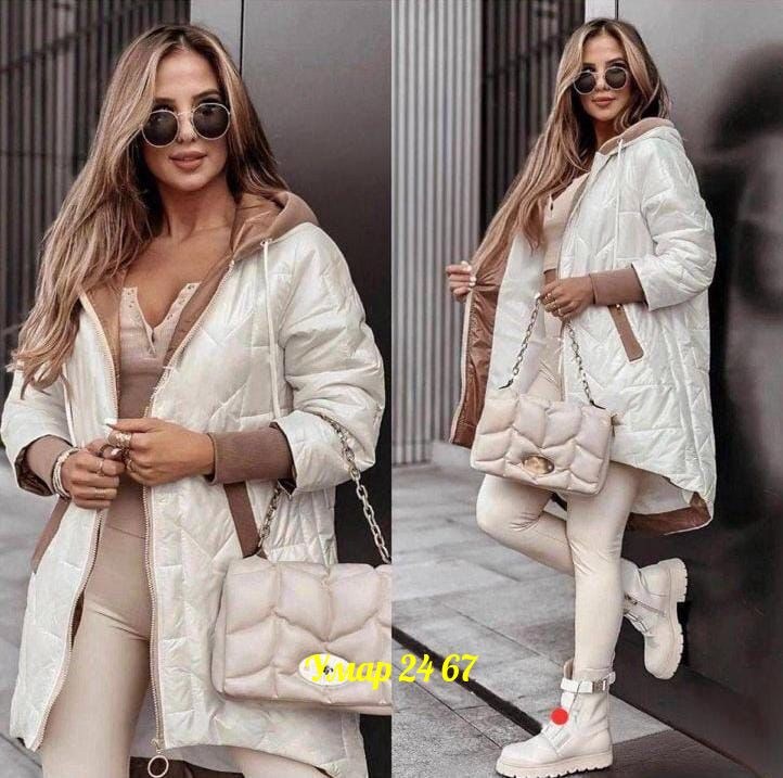 демисезонная куртка,куртка женская осеняя,куртка женская,куртка женская двухсторонние,куртка удлиненная