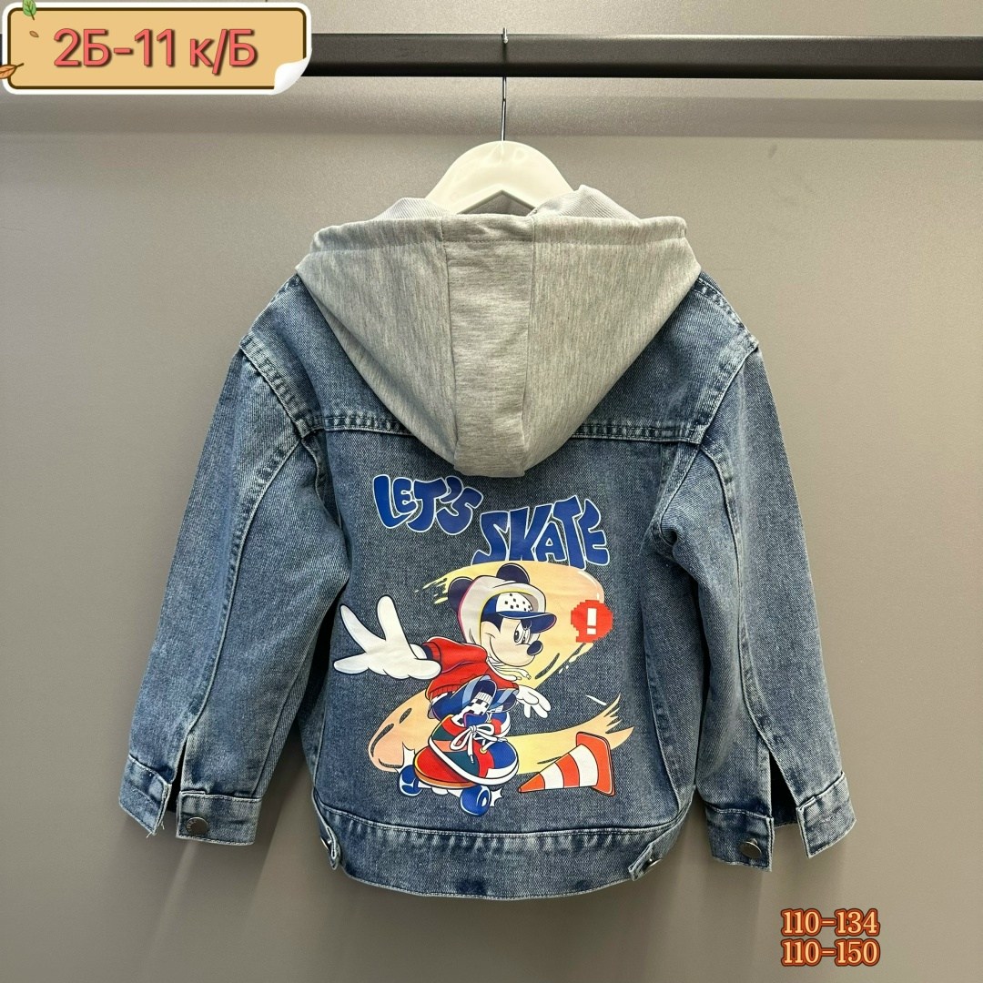 куртка джинсовая,джинсовая куртка для мальчика,куртка джинсовая детская,куртка джинсовая s&h stylish happy микки маус,куртка джинсовая с рисунком