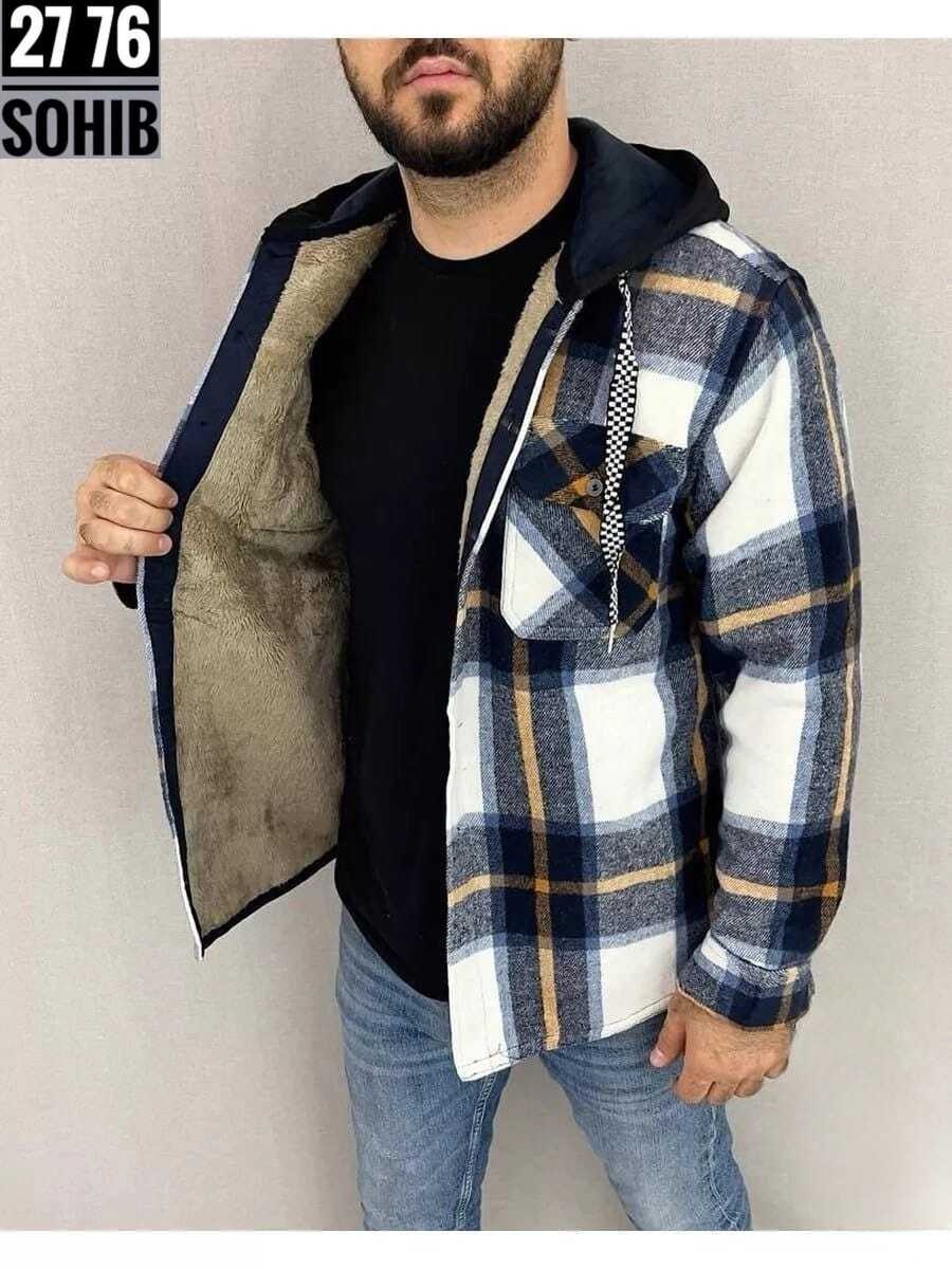 рубашка мужская с капюшоном,рубашка на меху с капюшоном,куртка рубашка на меху мужская,рубашка с капюшоном,рубашка теплая на флисе