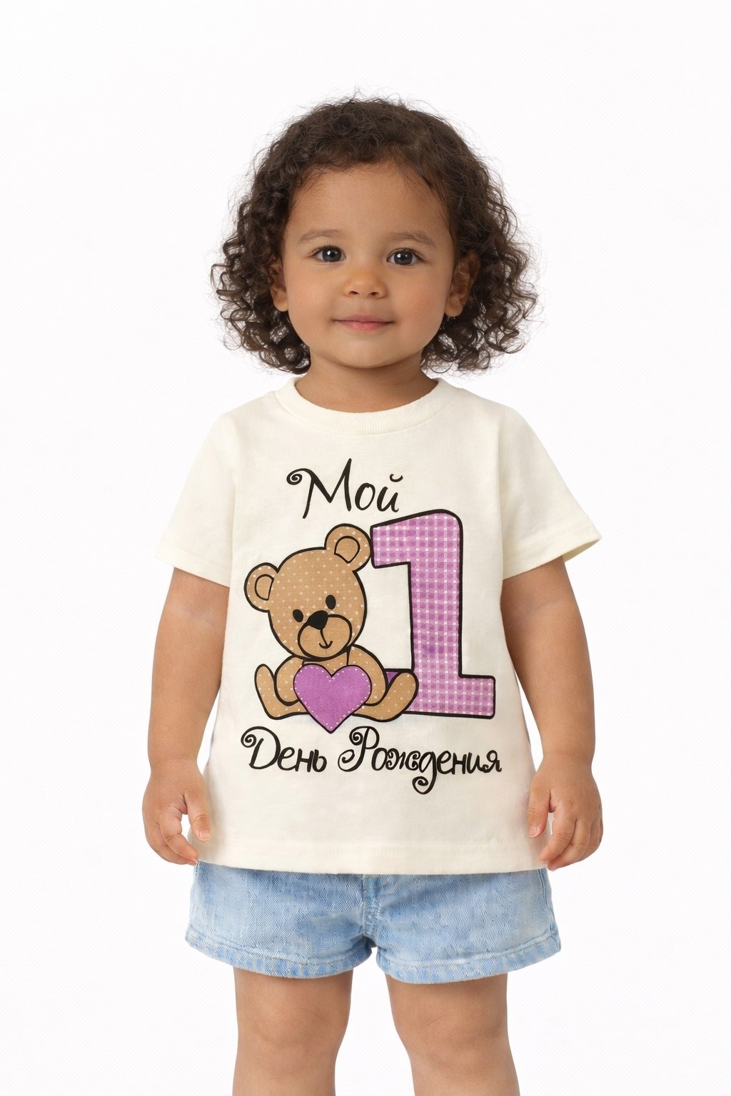 футболки для девочек,детская футболка с принтом "мне 1 годик",футболки для малыша,футболки детские,футболка для малышей девочек