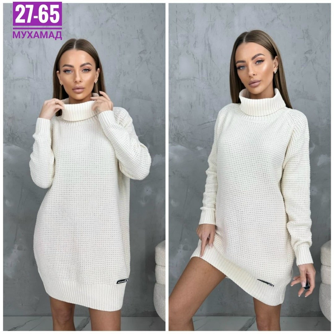 вязаное платье туника,свитер платье вязаное,платье свитер оверсайз вязаное теплое niki&anni,женская туника,туника теплая платье