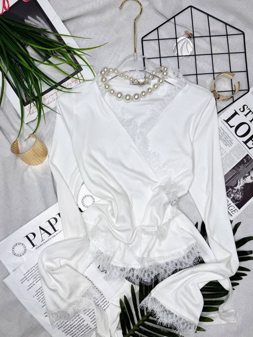 комплект пижама,женская пижама комплект,кофта с кружевами,пижама комплект для сна,женская пижама