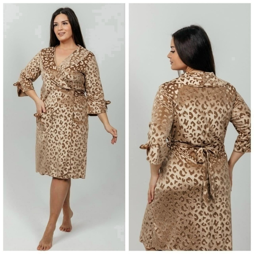 халат женский,халат домашний,халат леопардовый женский,халат леопардовый,халат леопард