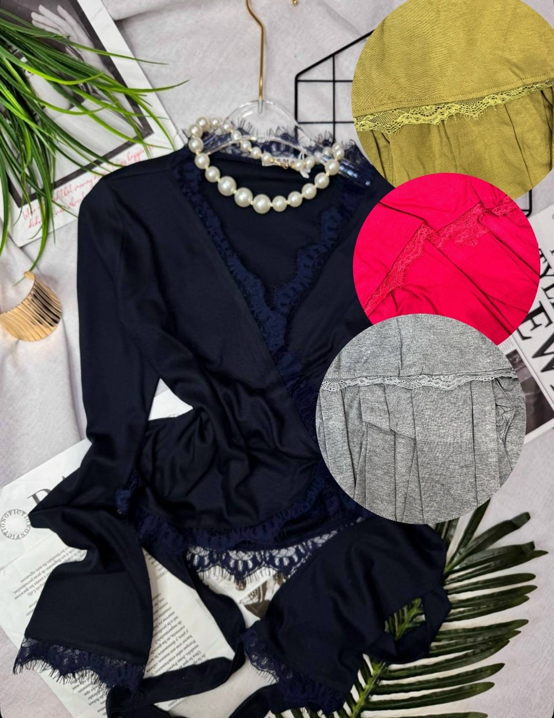 комплект пижама,женская пижама комплект,кофта с кружевами,пижама комплект для сна,женская пижама