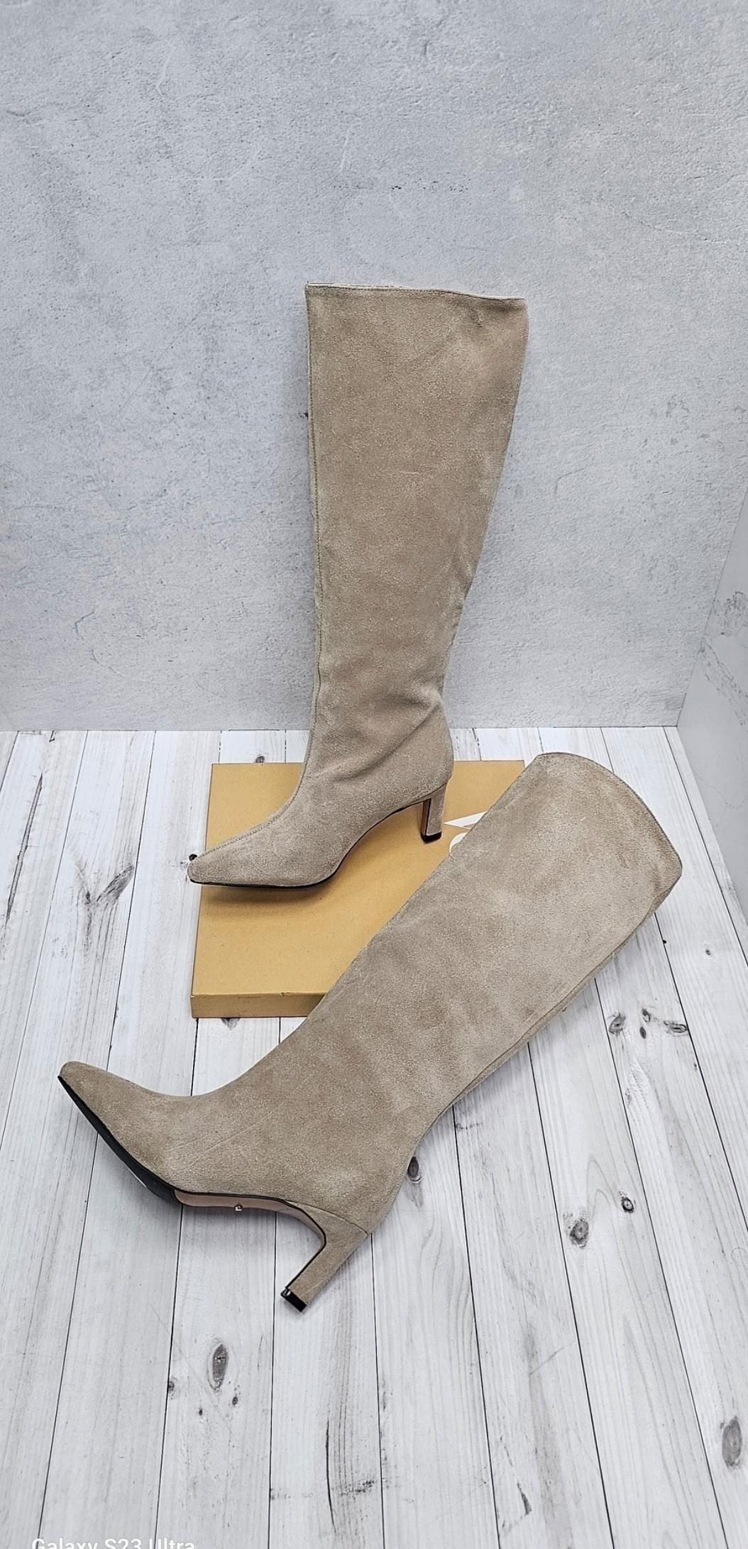 ,женские замшевые сапоги до колена smallhut,женские сапоги,сапоги,сапоги женские из натуральной замши