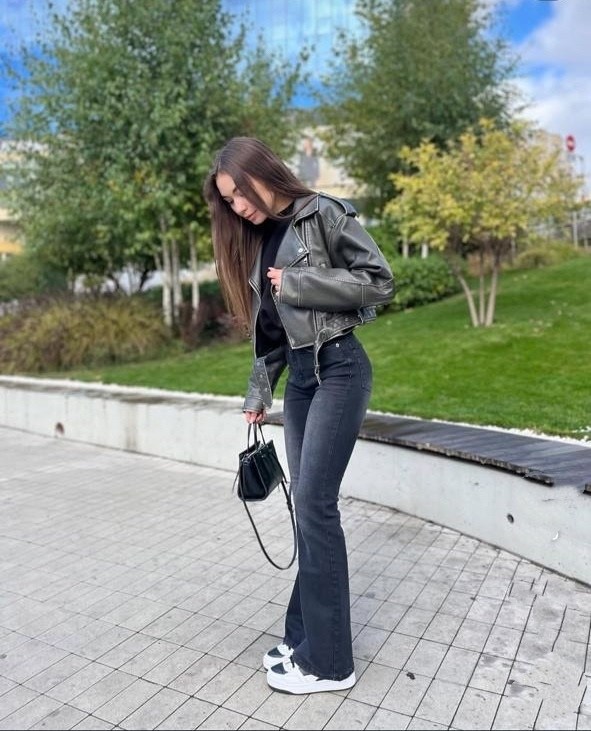 джинсы клеш женские,джинсы женские 7007 "однотонные-клеш № 1" серые,джинсы клеш от колена,джинсы клёш,джинсы клеш с высокой посадкой