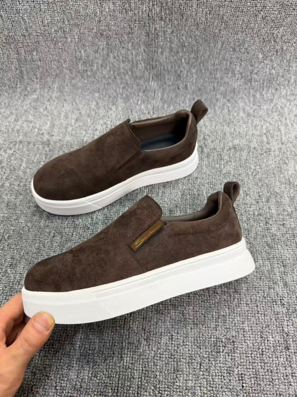 ,слипоны женские,слипоны из натуральной замши the row,лоферы замш,обуви