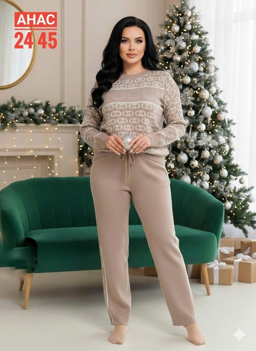 женский костюм,костюм бежевый,костюм,трикотажный костюм двойка вязаный myla fashion