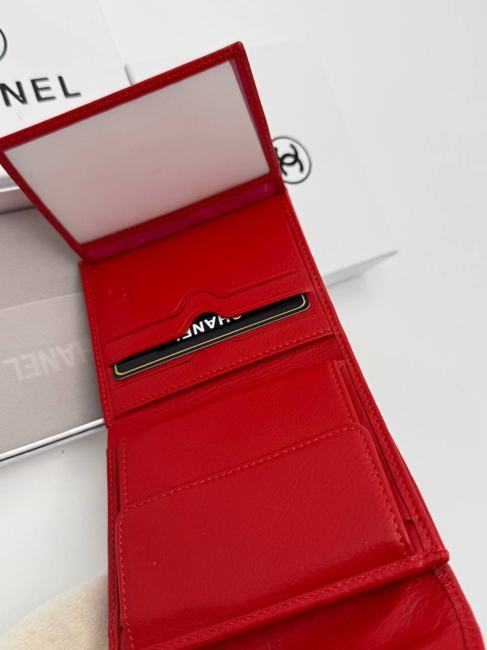кошелёк chanel,кошелек шанель,женские кошельки,кошелек шанель красный,кошельки и портмоне