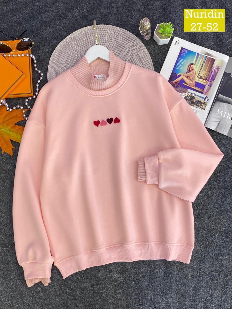 свитшот женская,женская кофта,свитшот и толстовка,теплая кофта,толстовки розовый