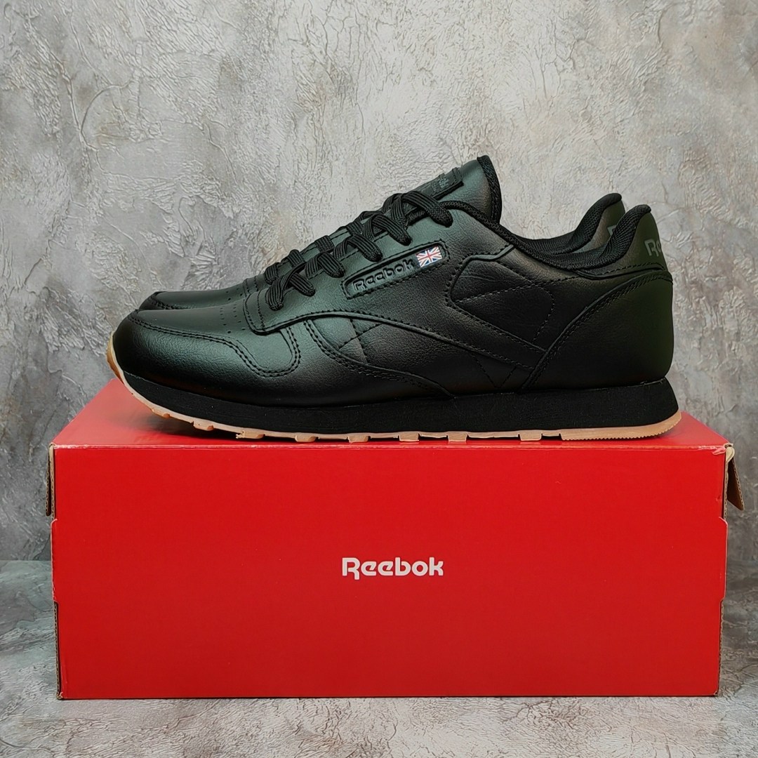 кроссовки reebok classic leather,кроссовки рибок классик мужские черные кожаные,reebok classic leather gum black,мужские кроссовки reebok classic leather,кроссовки reebok classic