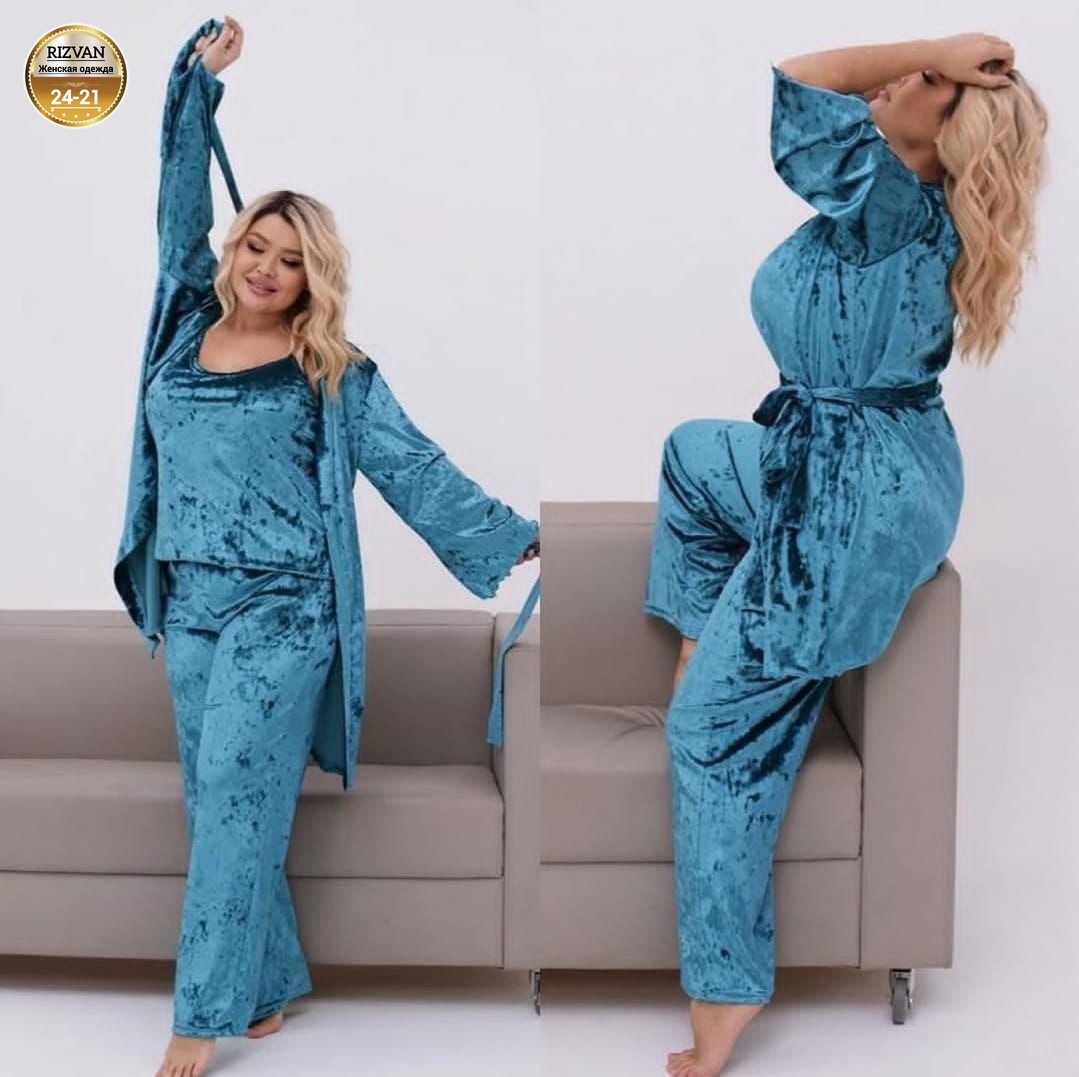 пижама больших размеров велюровая,пижама комплект женская,пижама женская велюр,пижама женская большие размеры,пижама со штанами домашняя велюровый комплект solo'v'eva цвет серый