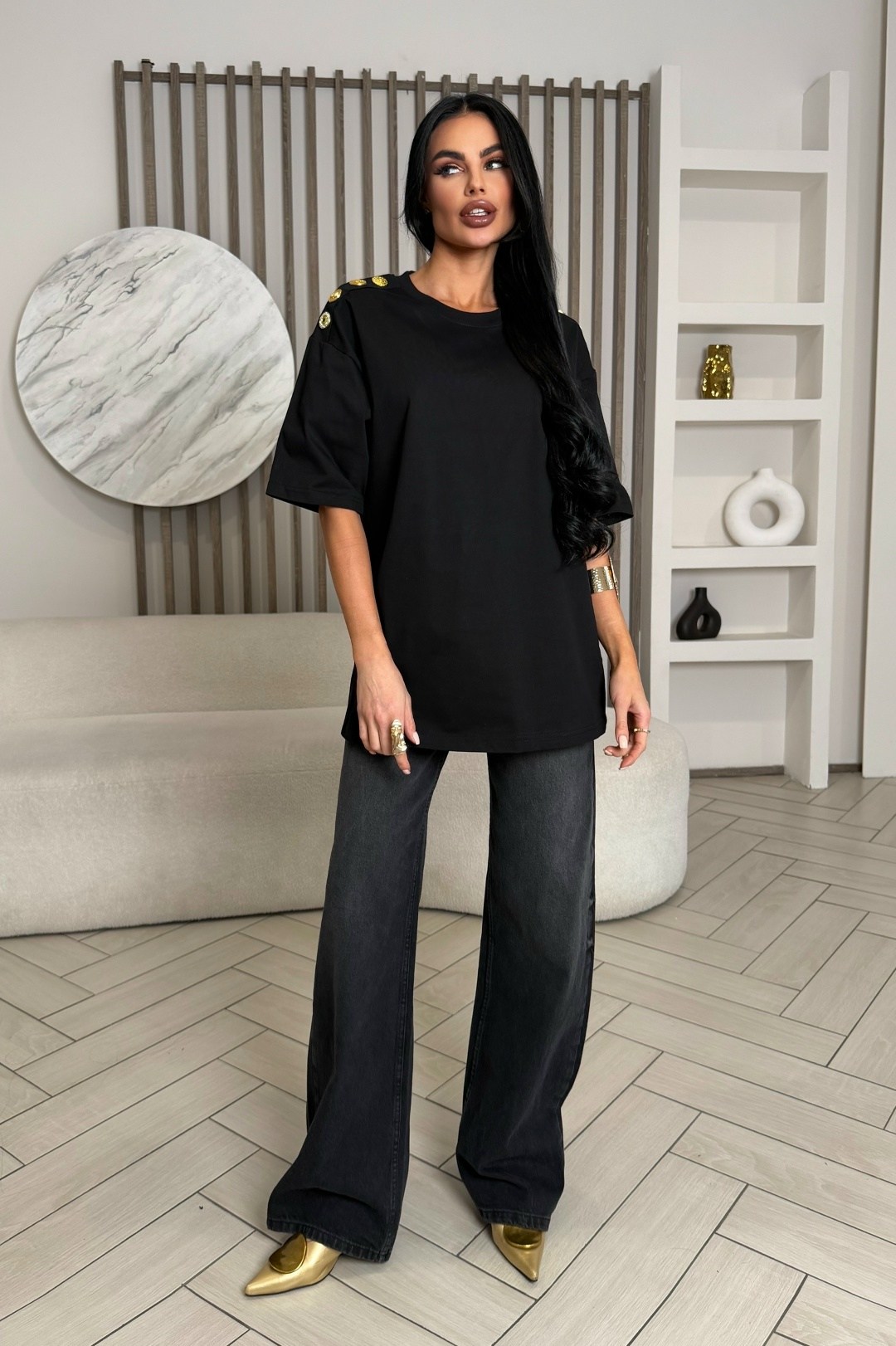 черная футболка женская,футболка женская,футболка оверсайз с,оверсайз футболка женская,футболки и топы