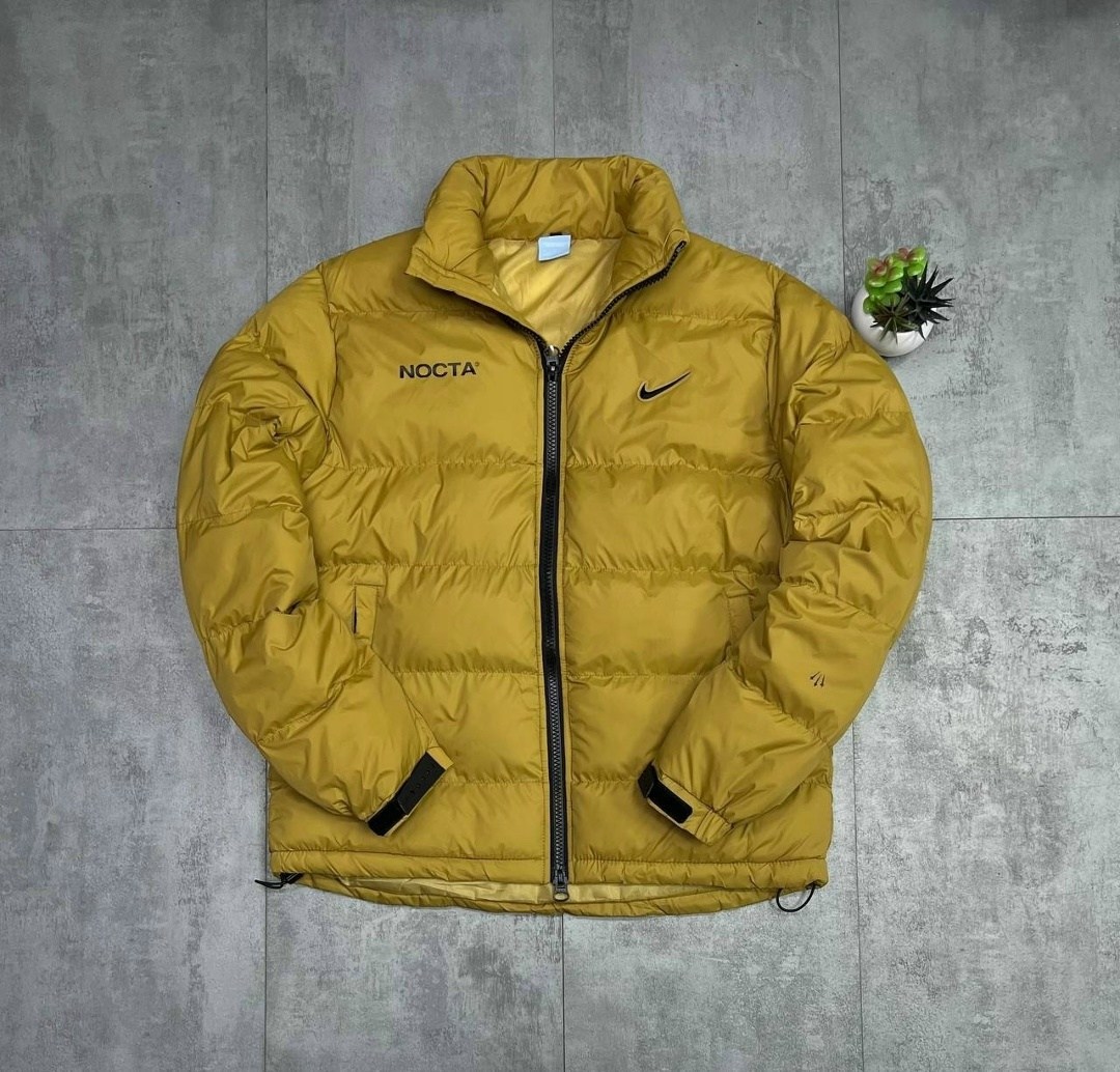 nocta nike пуховик,куртка зимняя nike,nike nocta пуховик желтый,куртка двухсторонняя nike,демисезонная куртка