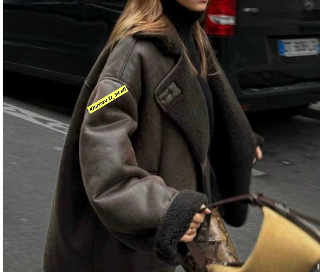 стиль одежды,дубленка авиатор зимняя осень оверсайз glossy style,дубленка женская оверсайз,зимняя дубленка оверсайз,дубленка оверсайз