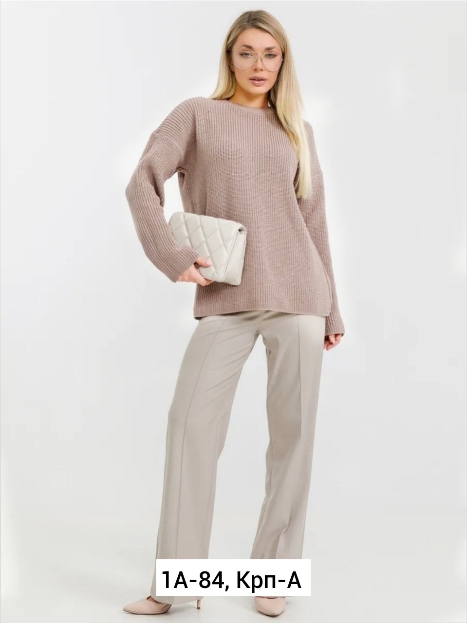 женский удлиненный свитер оверсайз happyfox,свитер женский,джемпер женский веббис nr-1-0072 розовый 42-48 ru,женский свитер оверсайз вязаный,свитер женский оверсайз