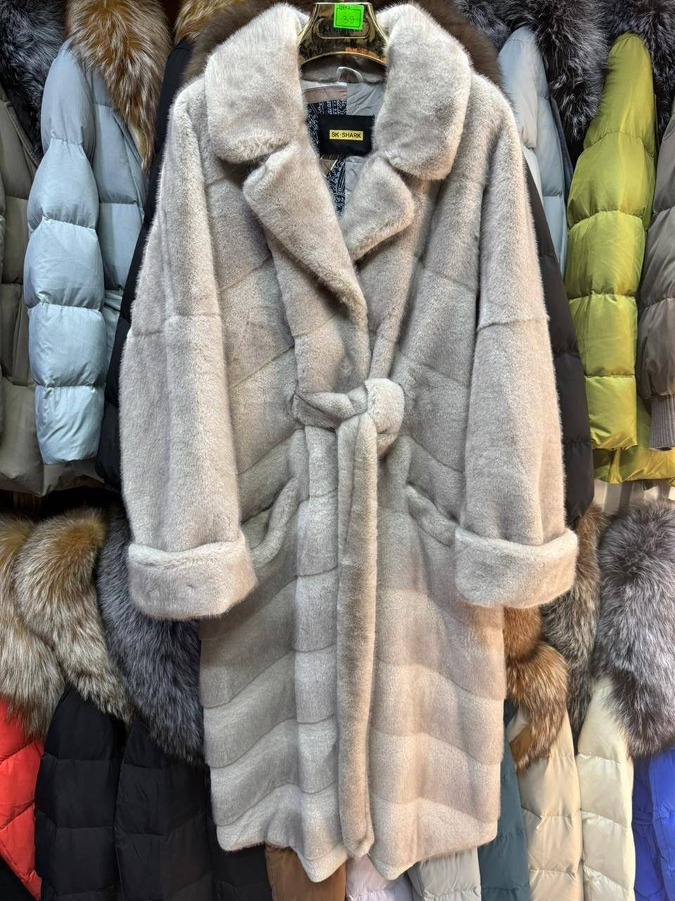 норковая шуба,удлинённая норковая шуба с поясом,шуба норковая nafa пастель кимоно,норковая шуба кокон,шуба