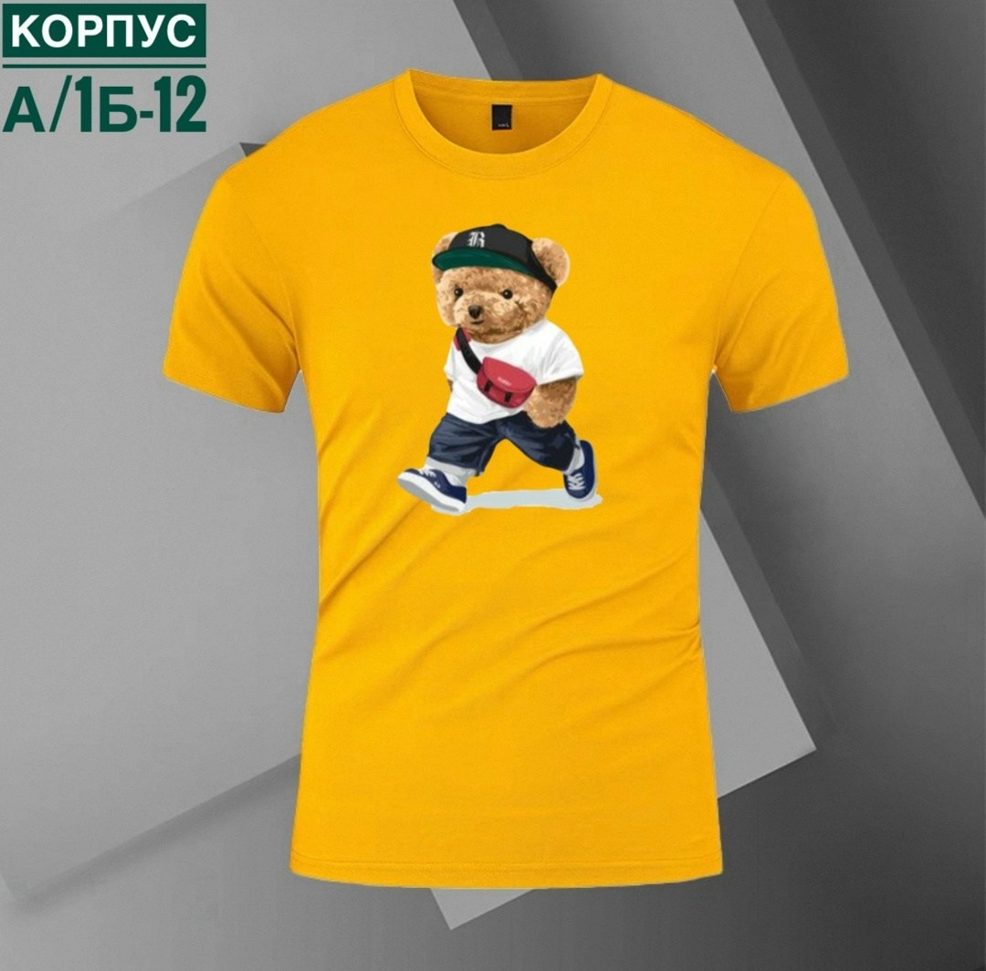 мужская футболка,футболки для мальчика,футболки и майки,футболка с медведем,футболке