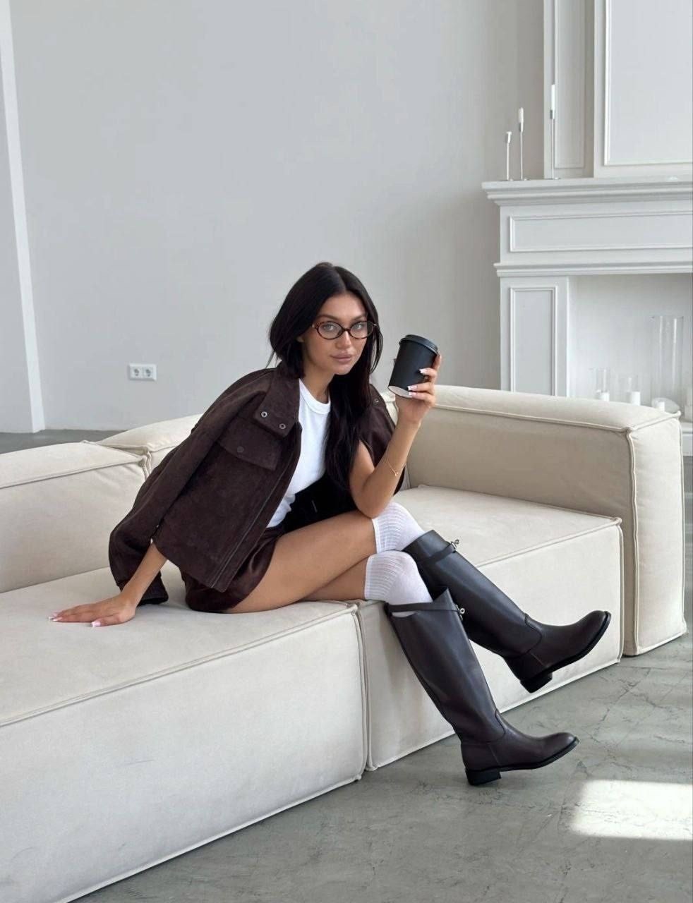 сапоги,сапоги трубы жокейские демисезон ango shoes,сапоги демисезонные женские,сапоги трубы,женская