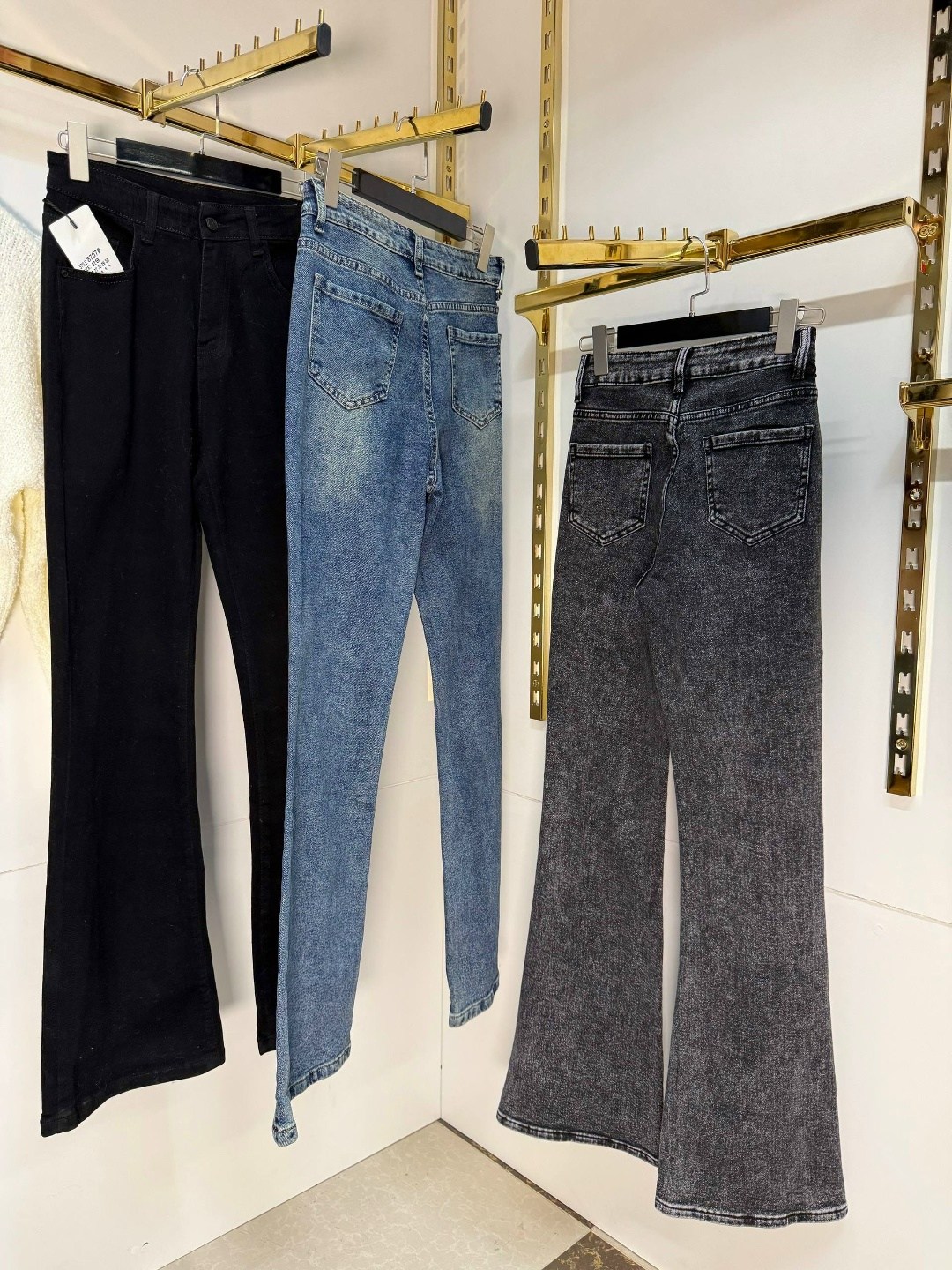 джинсы клеш,джинсы клеш женские,женские джинсы,джинсы,джинсы женские 7007 "однотонные-клеш № 1" серые