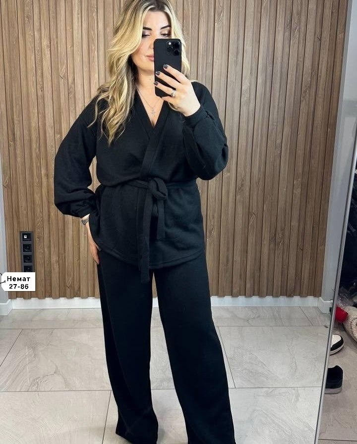 костюм вязаный брючный с кардиганом tatuna,трикотажный брючный костюм для женщин,костюм брючный,женский брючный костюм,женский костюм