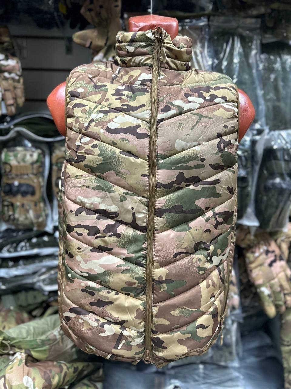 жилет армейский утепленный,тактическая жилетка,жилет тактический утепленный,жилет утепленный двусторонний,жилет демисезонный