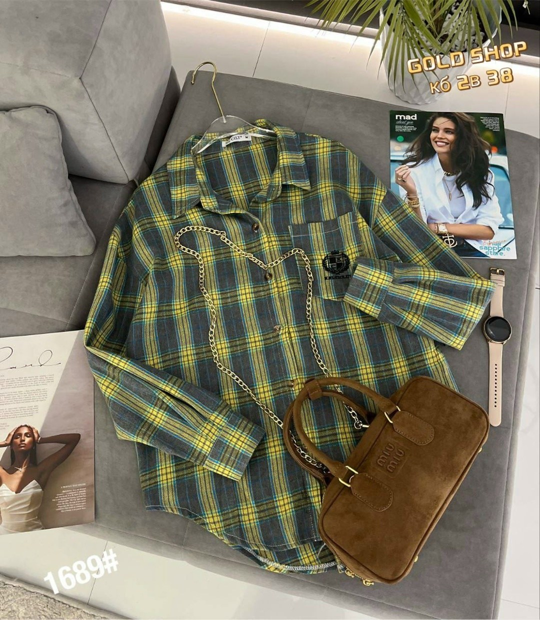 женская рубашка в клетку,женская рубашка,женская рубашка оверсайз в клетку,рубашка в клетку женская оверсайз thirteen brand,рубашка в клетку