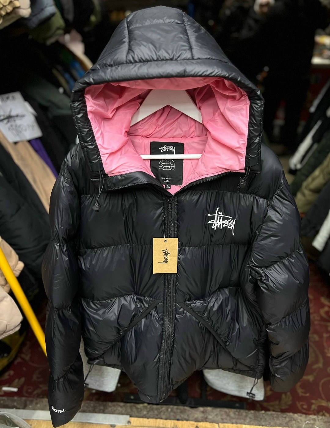 куртка зимняя stussy,пуховик stussy,куртка пуховик зимняя,куртка пуховик,зимняя куртка