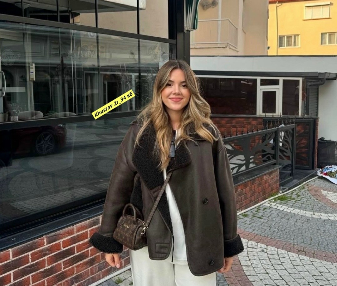 стиль одежды,дубленка авиатор зимняя осень оверсайз glossy style,дубленка женская оверсайз,зимняя дубленка оверсайз,дубленка оверсайз