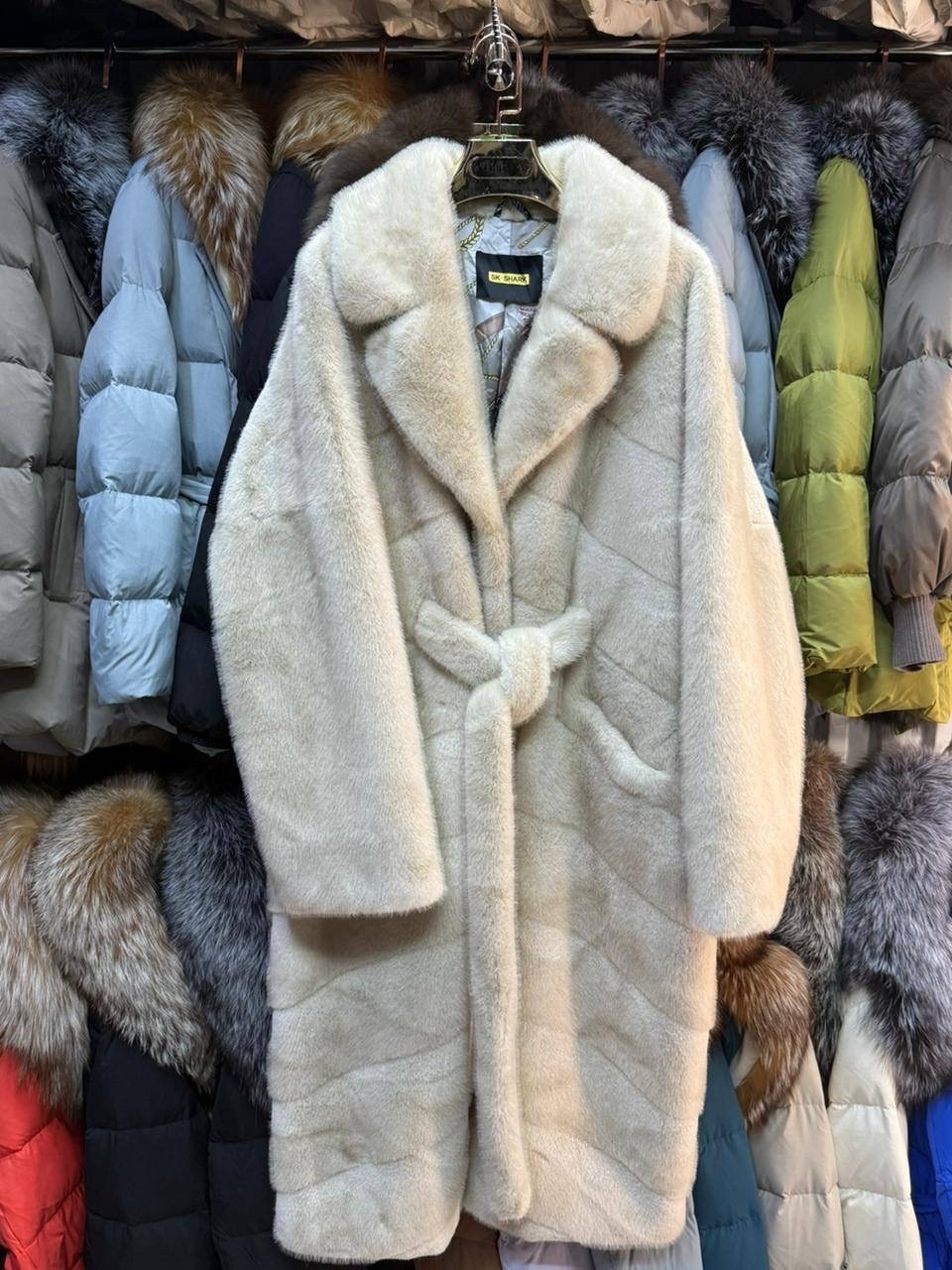 норковая шуба,удлинённая норковая шуба с поясом,шуба норковая nafa пастель кимоно,норковая шуба кокон,шуба