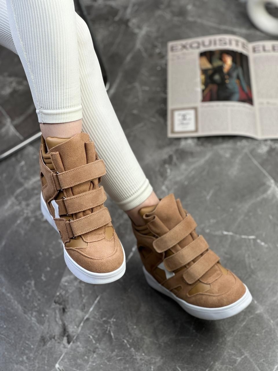 ,сникерсы изабель марант,кроссовки на танкетке, женская,сникерсы ботинки