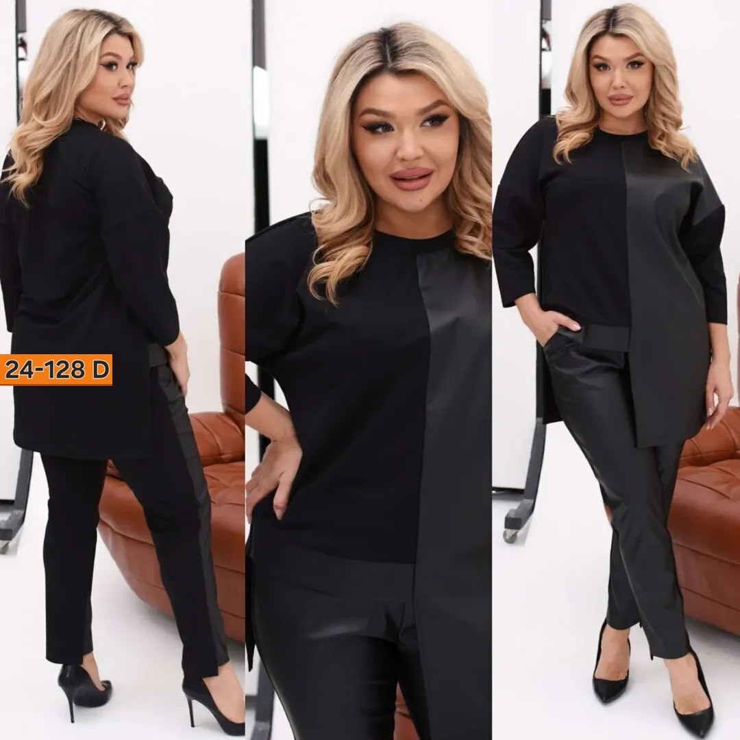 костюм женский,костюм двойка,стильные костюмы,повседневный костюм,туника большие размеров