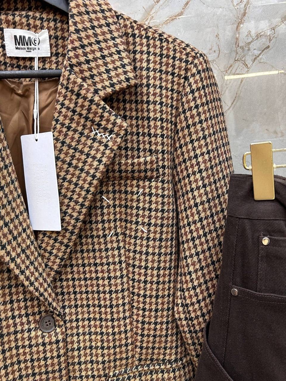 женский клетчатый шерстяной пиджак в стиле ретро,женский повседневный пиджак в клетку,пиджак женский в клетку,женский клетчатый пиджак,женский винтажный клетчатый пиджак maxdutti свободного покроя в а